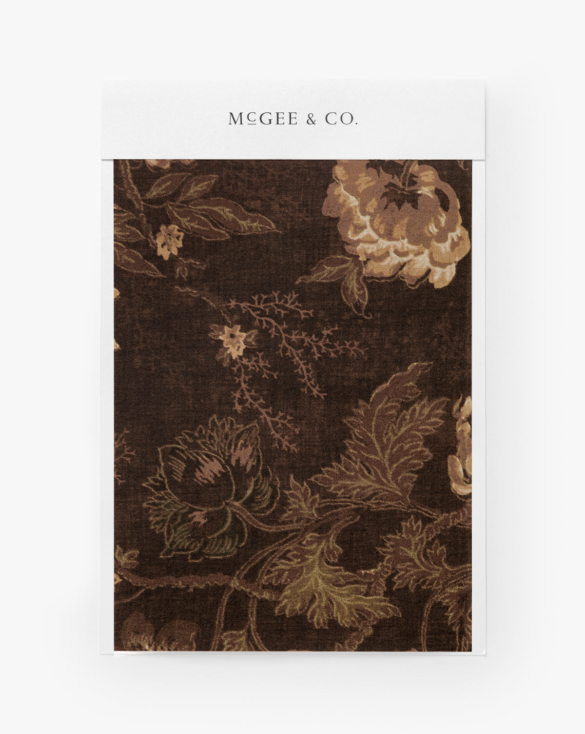 Échantillon de papier peint floral Hestercombe