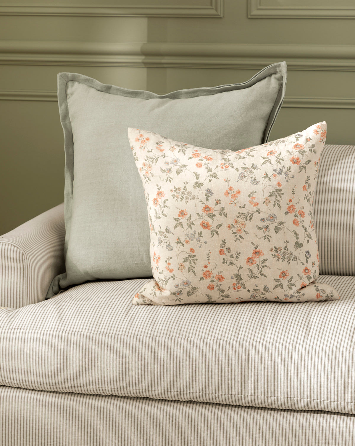 Housse de coussin Liam Double Flange