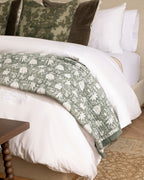 Housses d'oreiller brodées en percale Bianca (lot de 2)