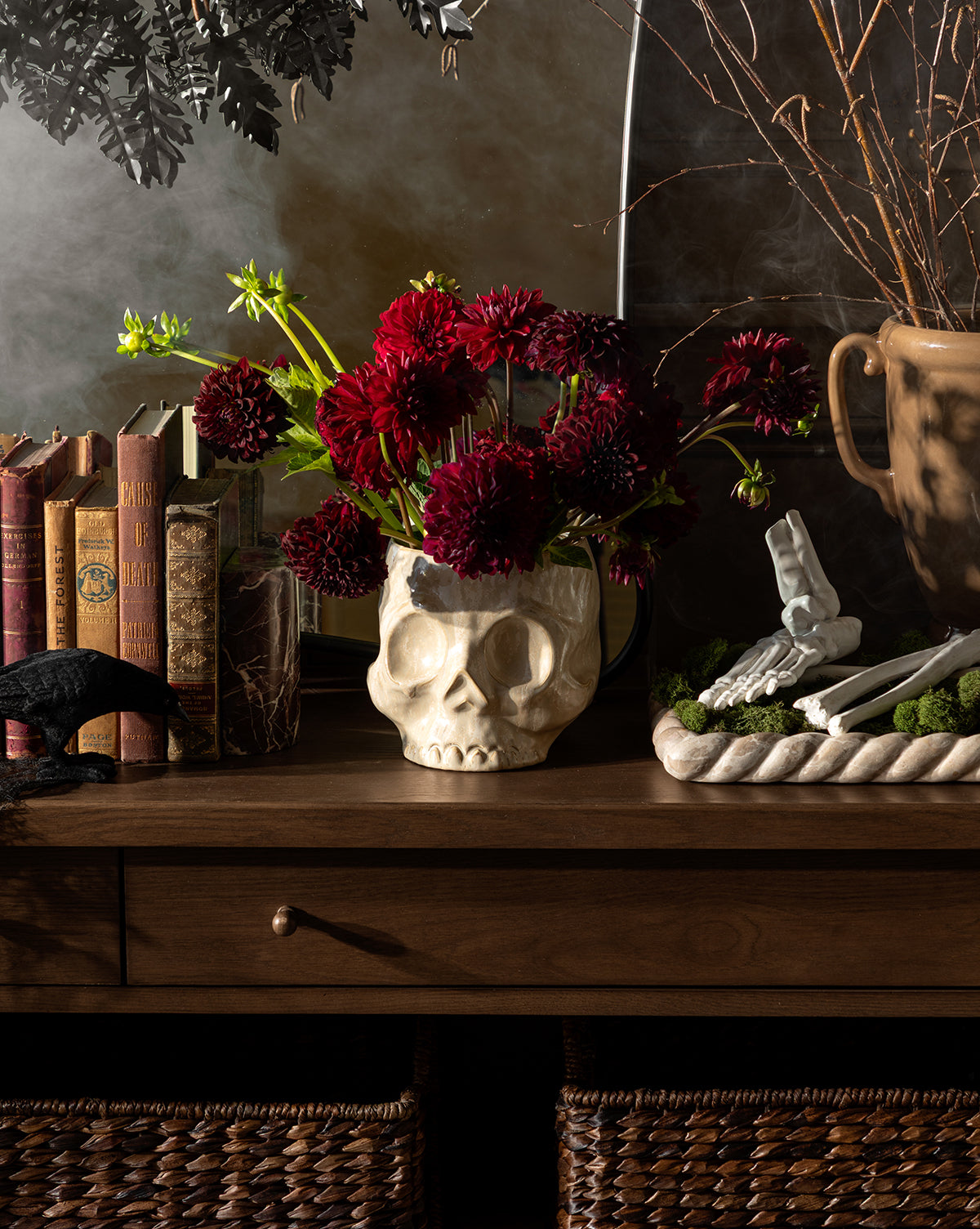 Vase crâne hanté