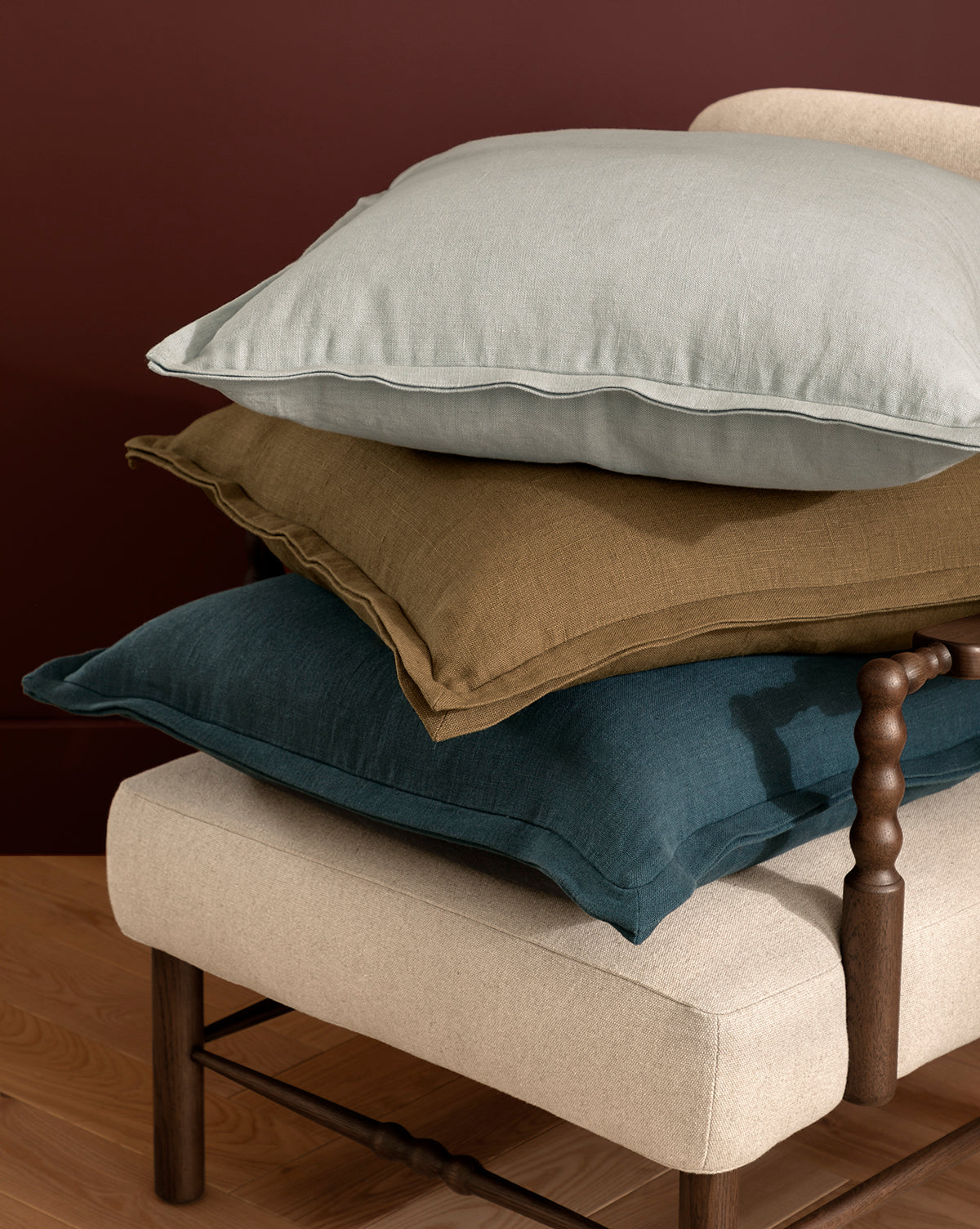 Housse de coussin Liam Double Flange