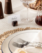 Porte-cartes de table en marbre Auburn (lot de 4)