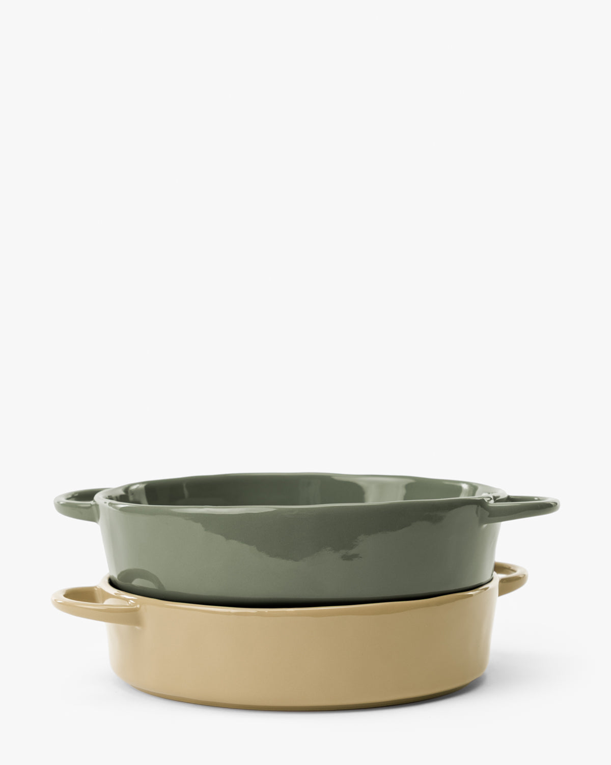 Plat de cuisson en grès de 2 pintes (lot de 2)