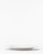 Assiette plate blanche Adèle (lot de 4)