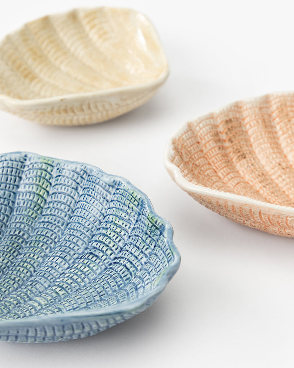 Bols en forme de coquillage Aurelie (lot de 4)