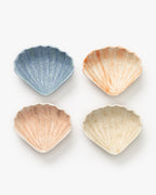 Bols en forme de coquillage Aurelie (lot de 4)