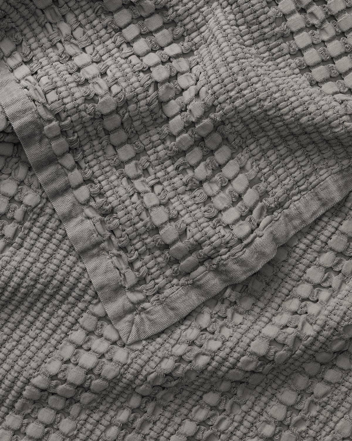 Couverture gaufrée gris cornaline