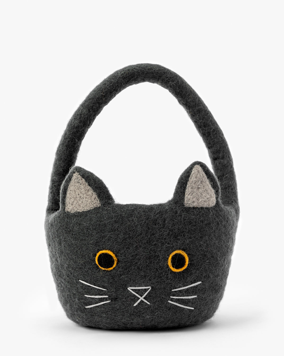 Panier en feutre pour chat, des bonbons ou des farces