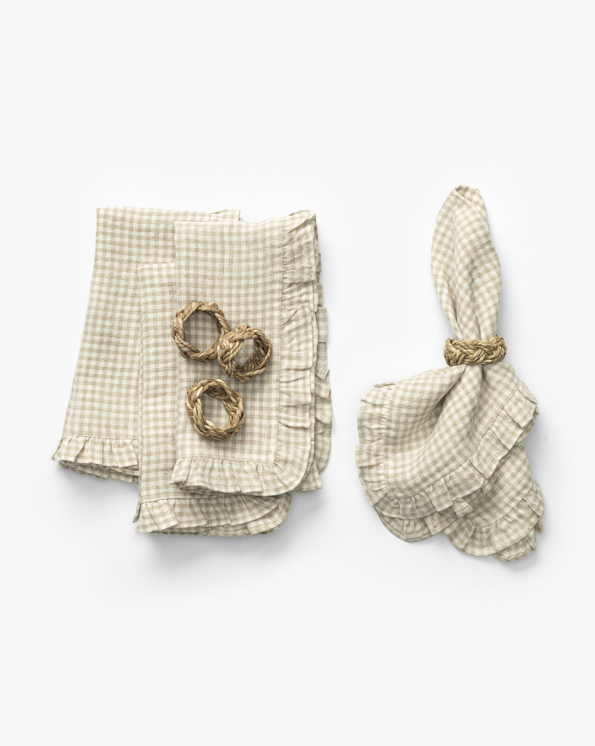 Serviettes en lin Catania (lot de 4)