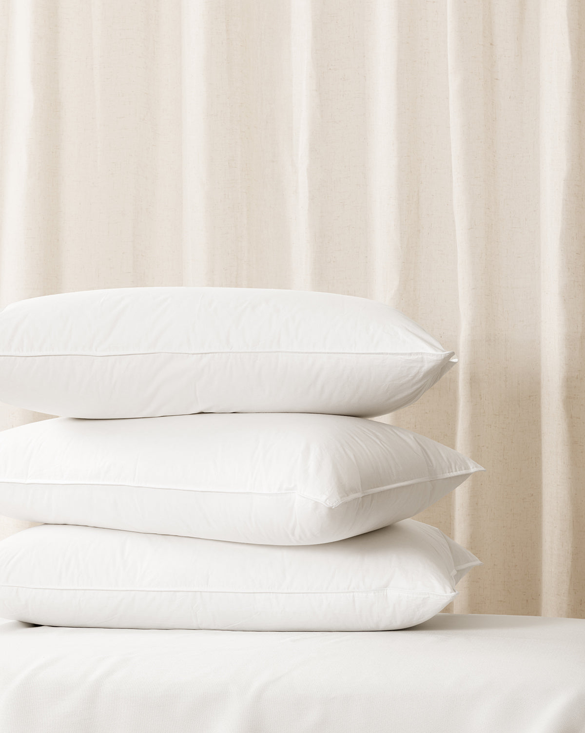 Oreiller de lit classique en duvet