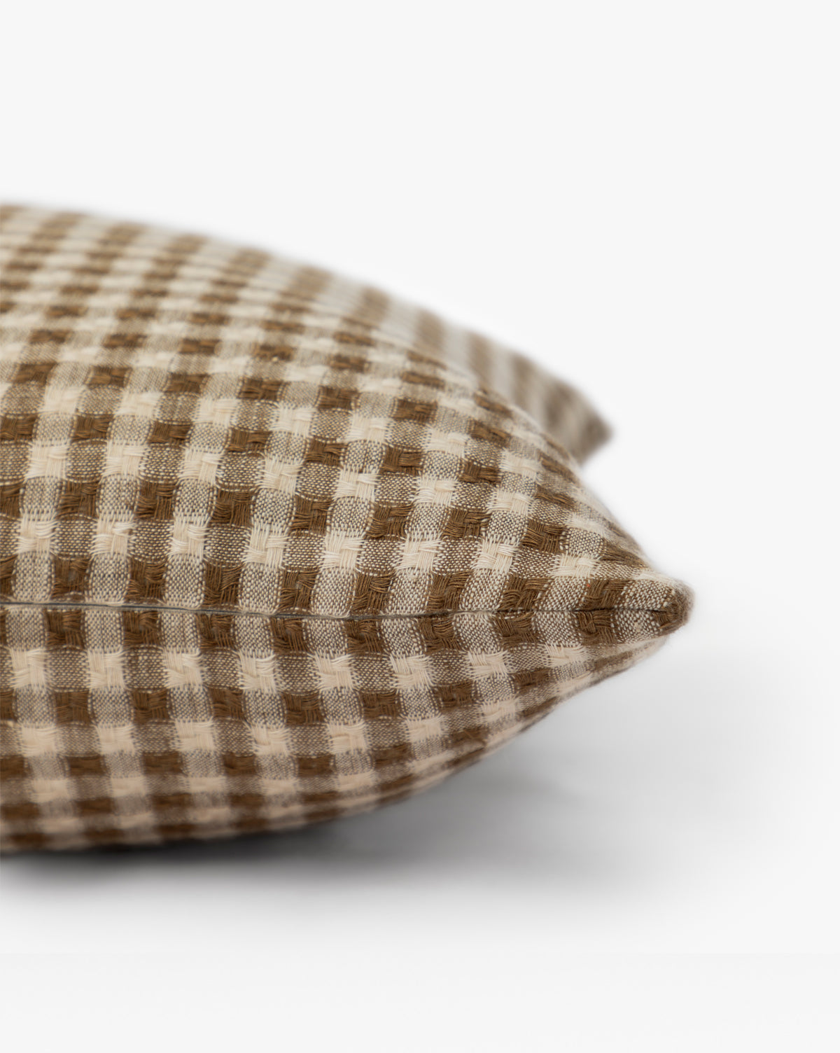 Housse de coussin à carreaux Finola