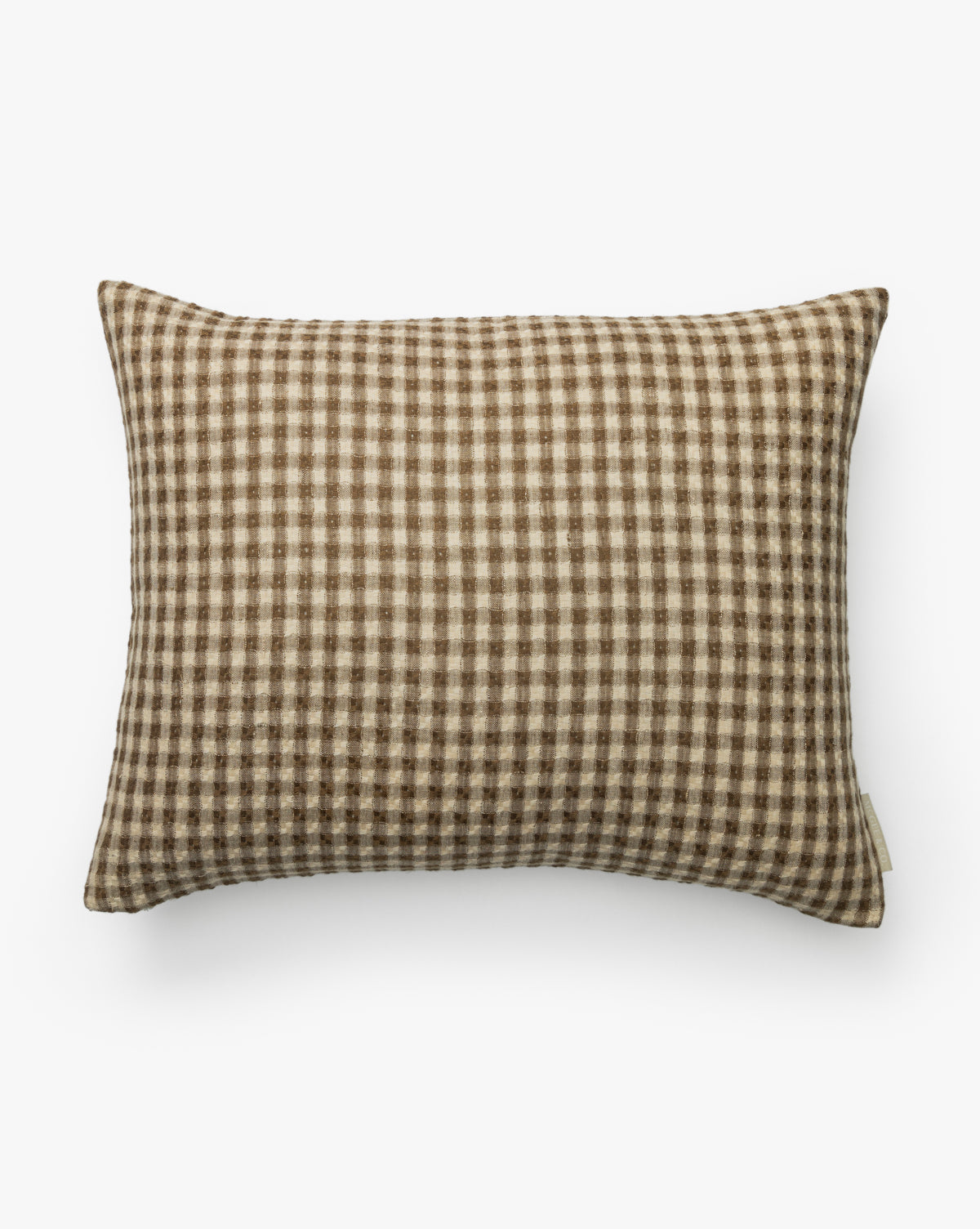 Housse de coussin à carreaux Finola
