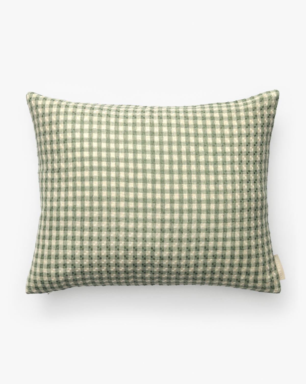 Housse de coussin à carreaux Finola