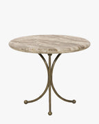 Table d'appoint en marbre fossile