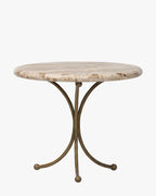 Table d'appoint en marbre fossile