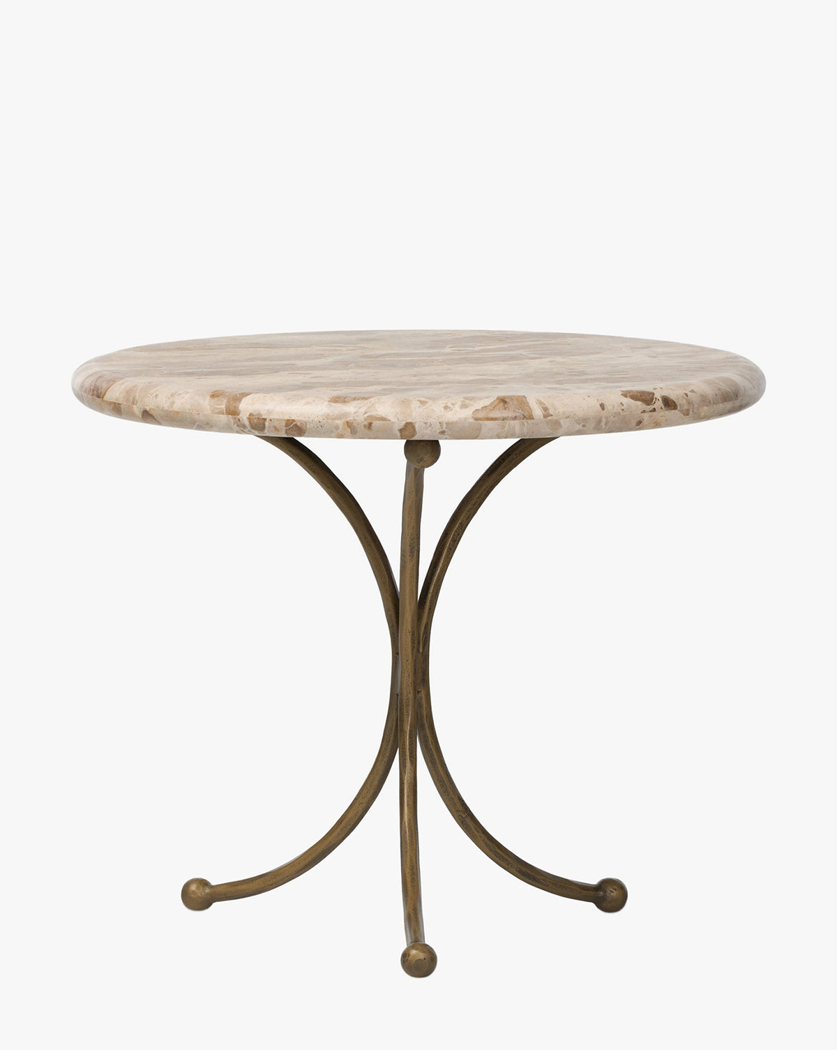 Table d'appoint en marbre fossile