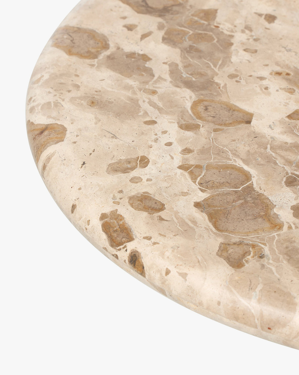Table d'appoint en marbre fossile