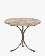 Table d'appoint en marbre fossile