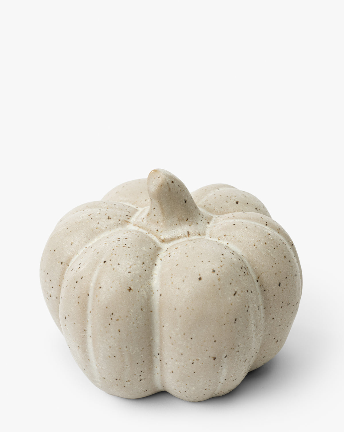 Citrouilles en grès émaillé (lot de 2)