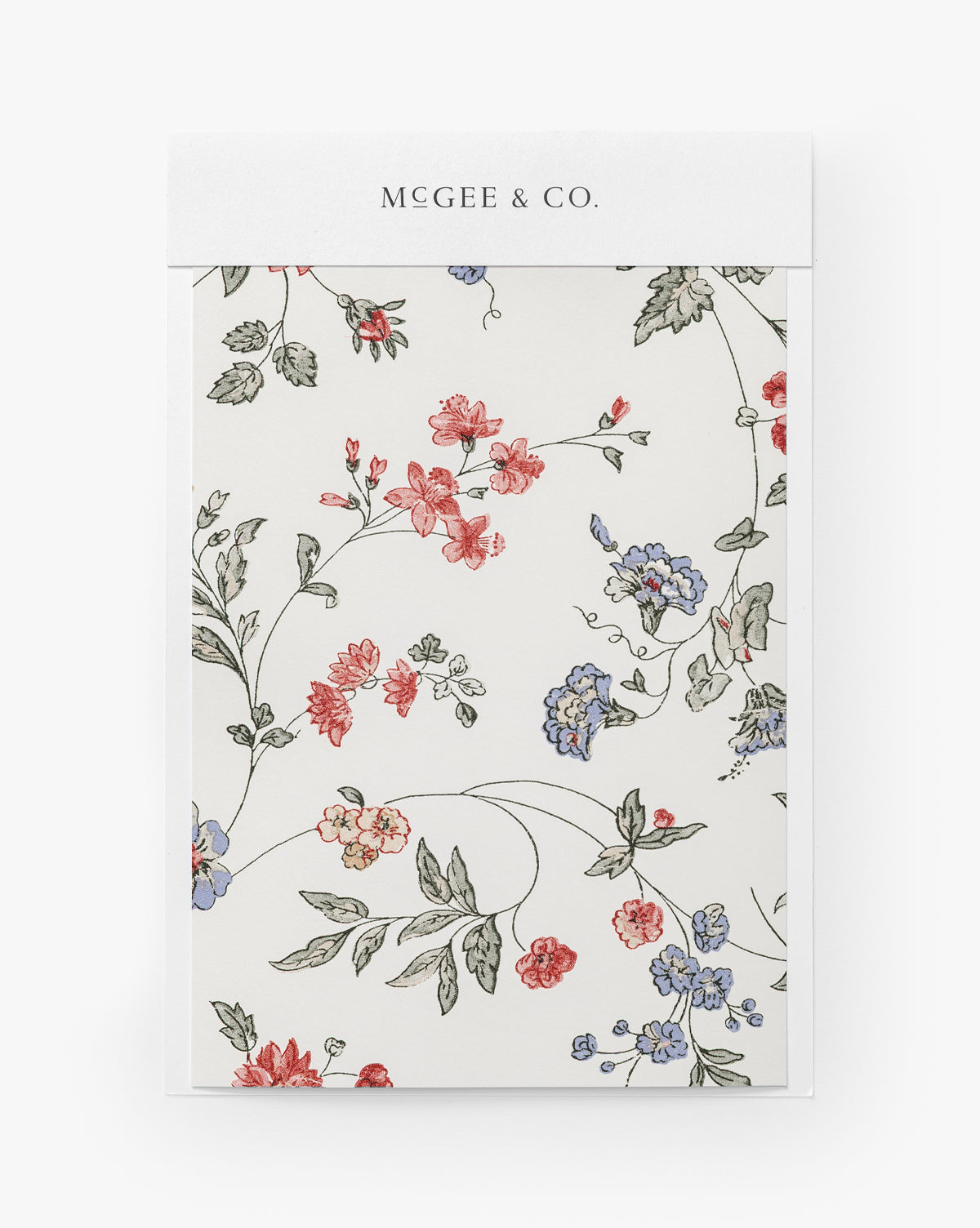 Échantillon de papier peint floral Kittredge