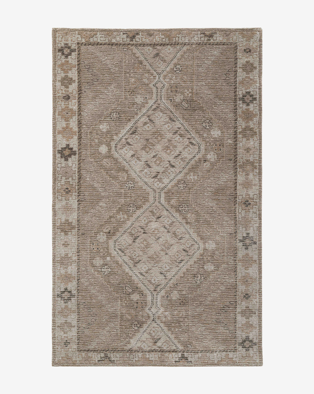 Tapis en laine touffeté à la main Siyara