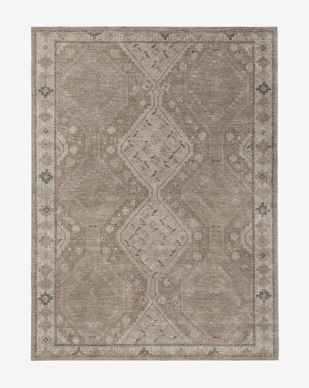 Tapis en laine touffeté à la main Siyara