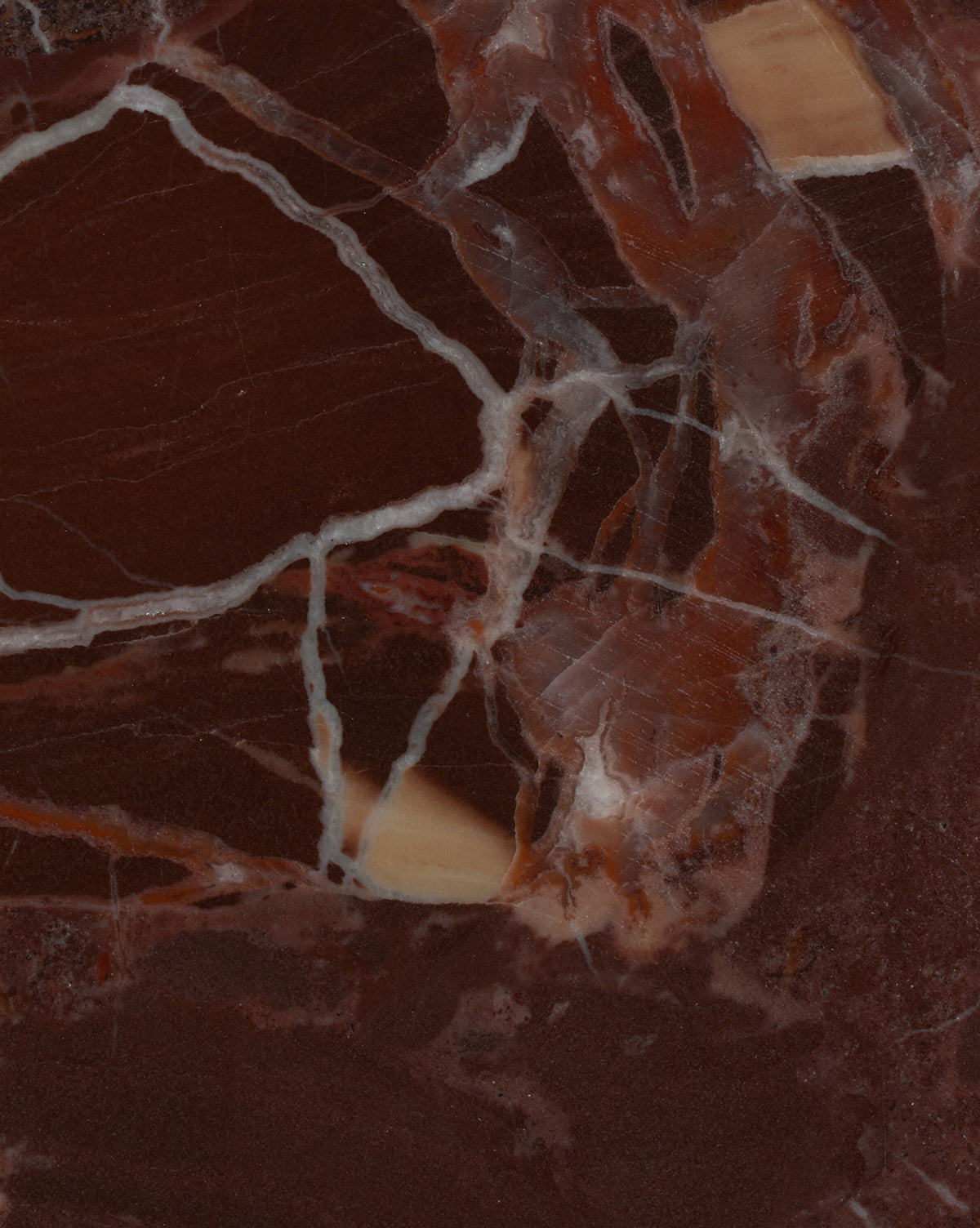 Table d'appoint en marbre merlot