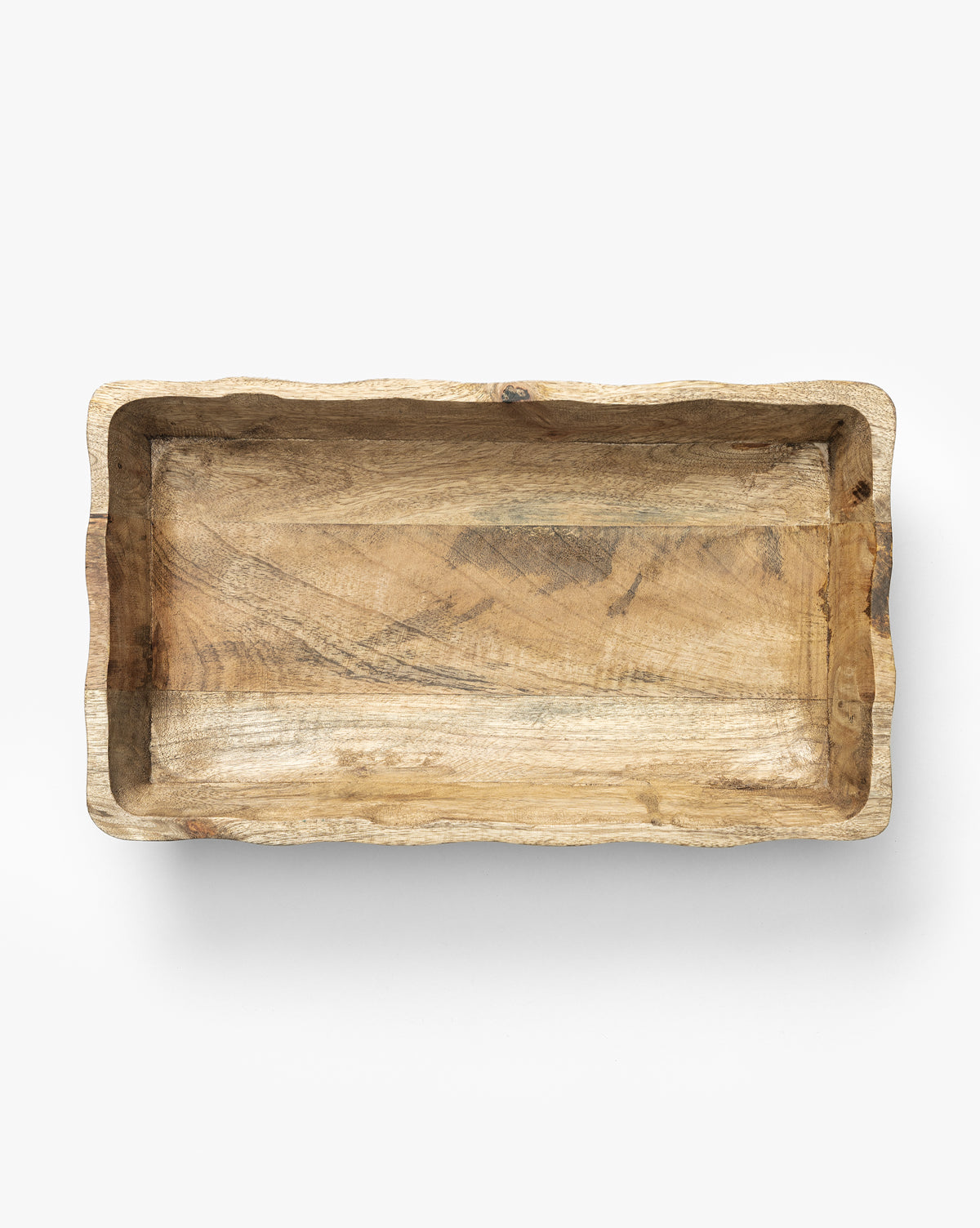 Plateau en bois festonné