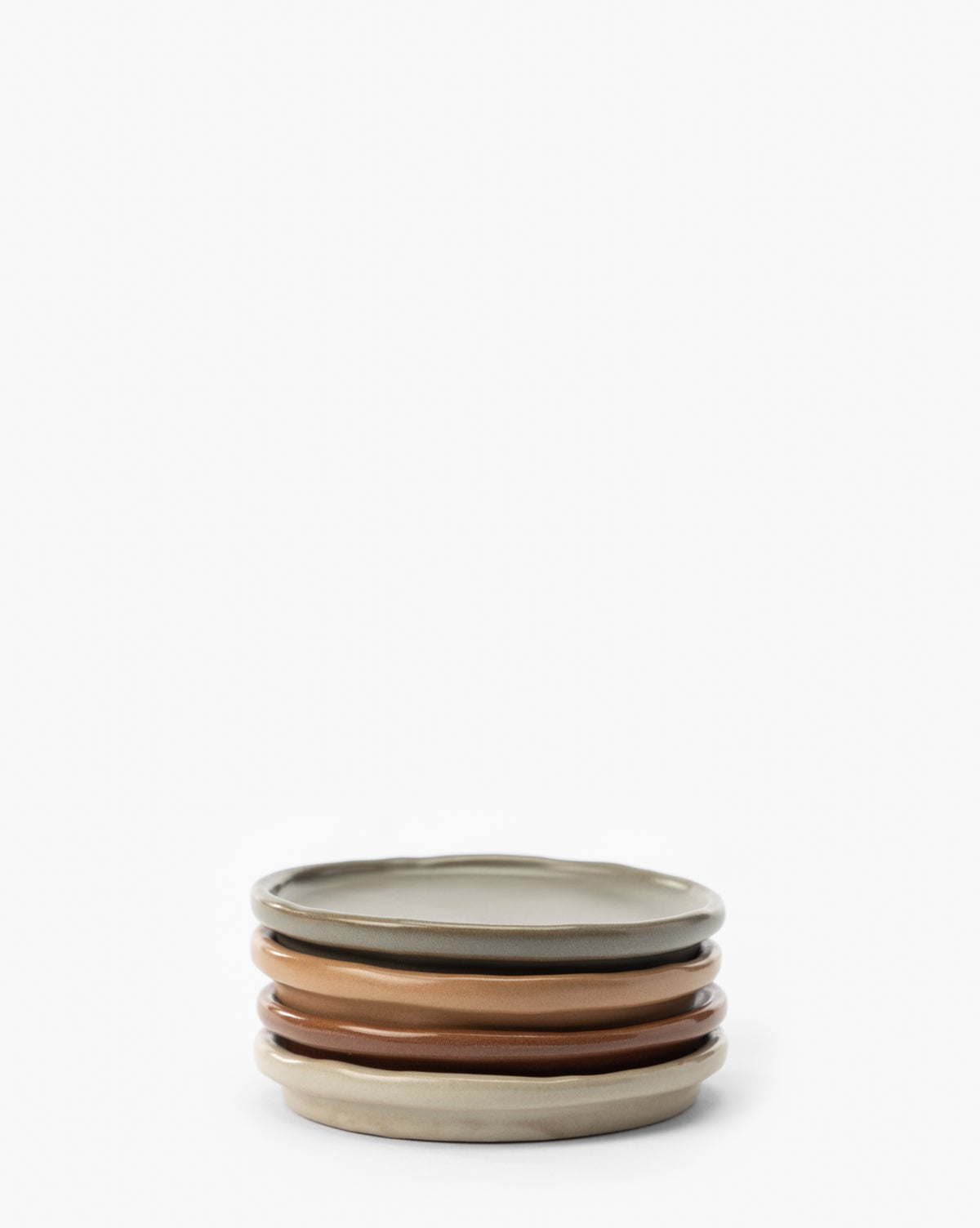 Sous-verres en céramique mouchetée (lot de 4)