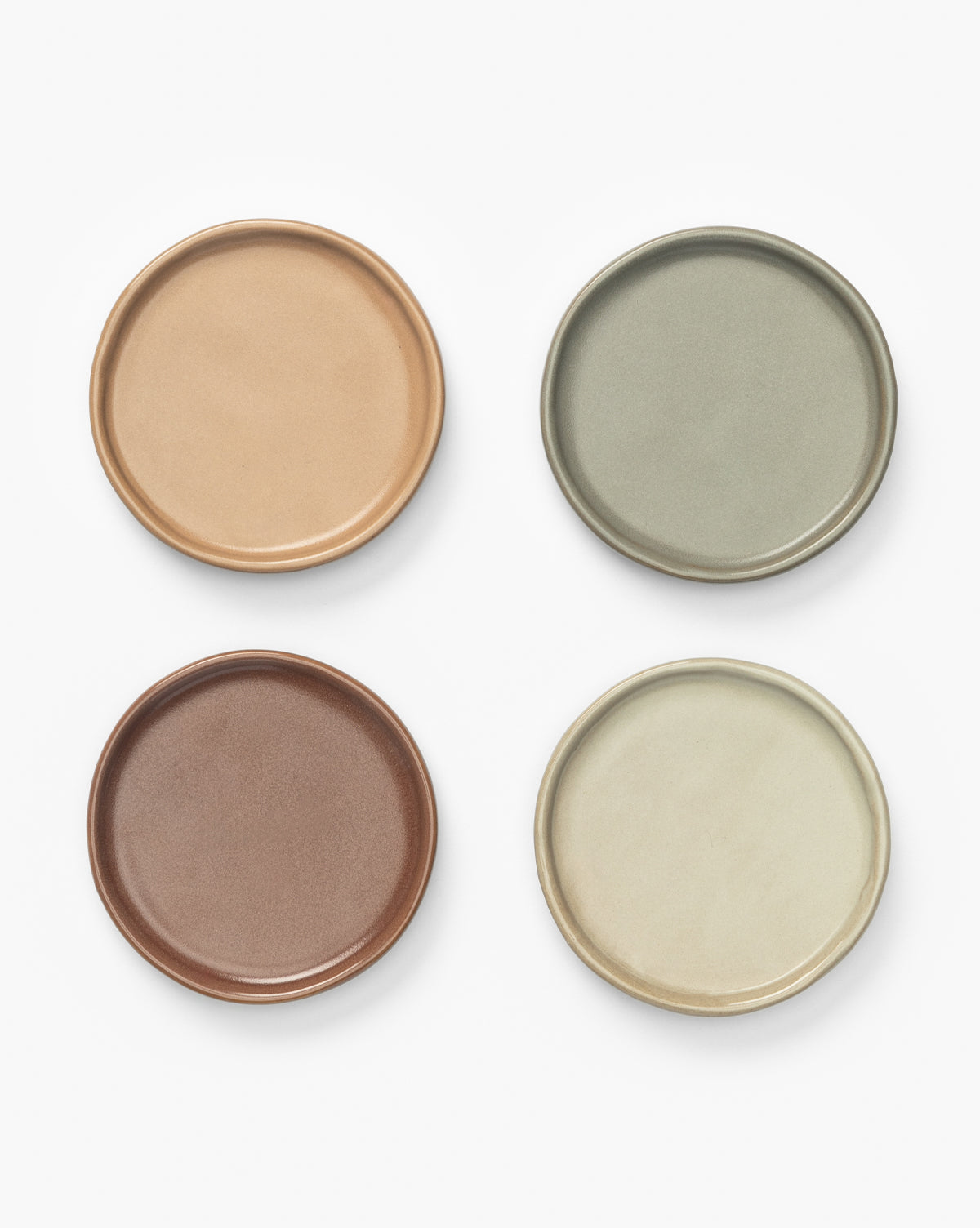 Sous-verres en céramique mouchetée (lot de 4)