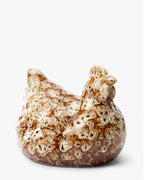 Poules en grès (lot de 2)