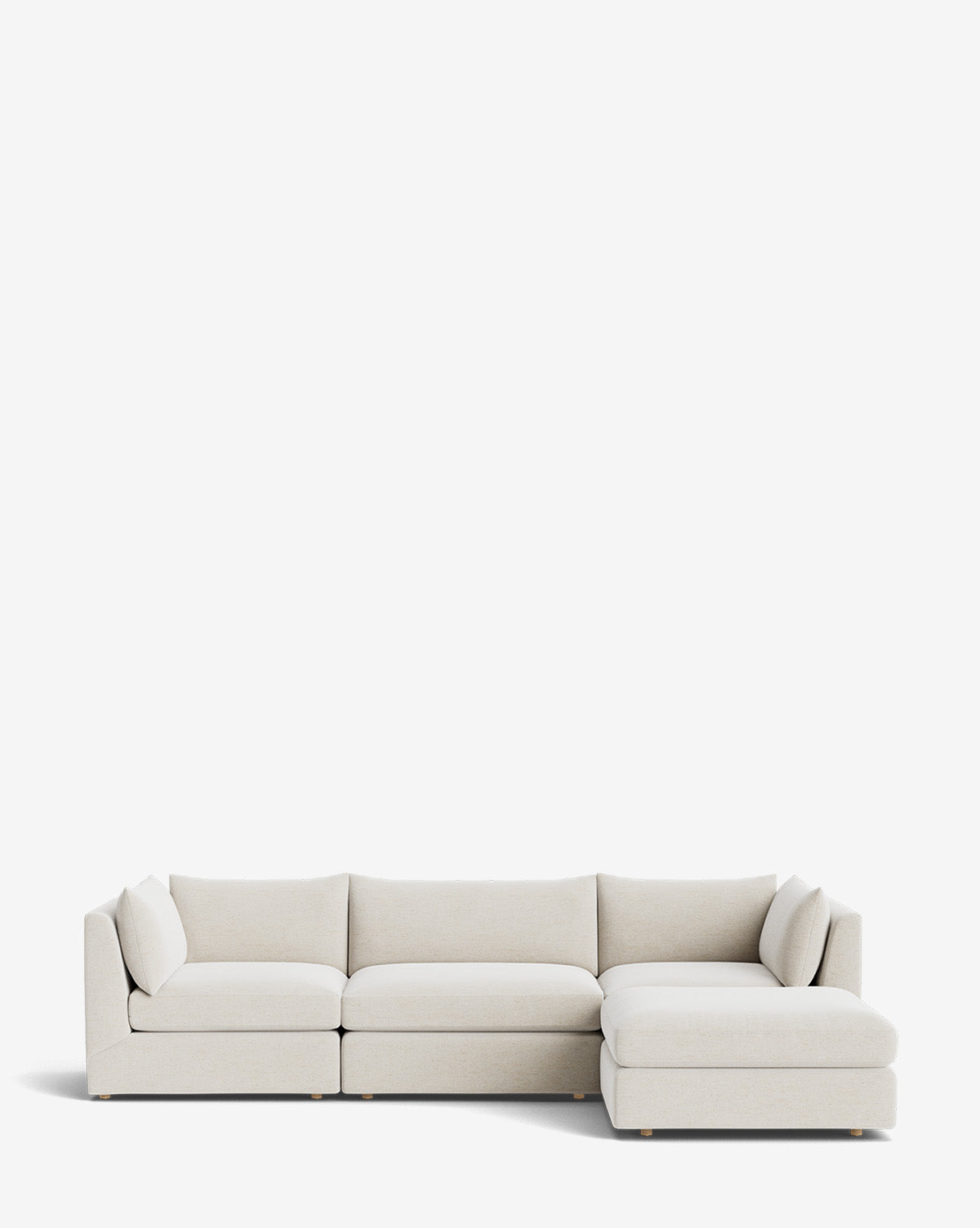 Canapé modulable Vivienne avec pouf