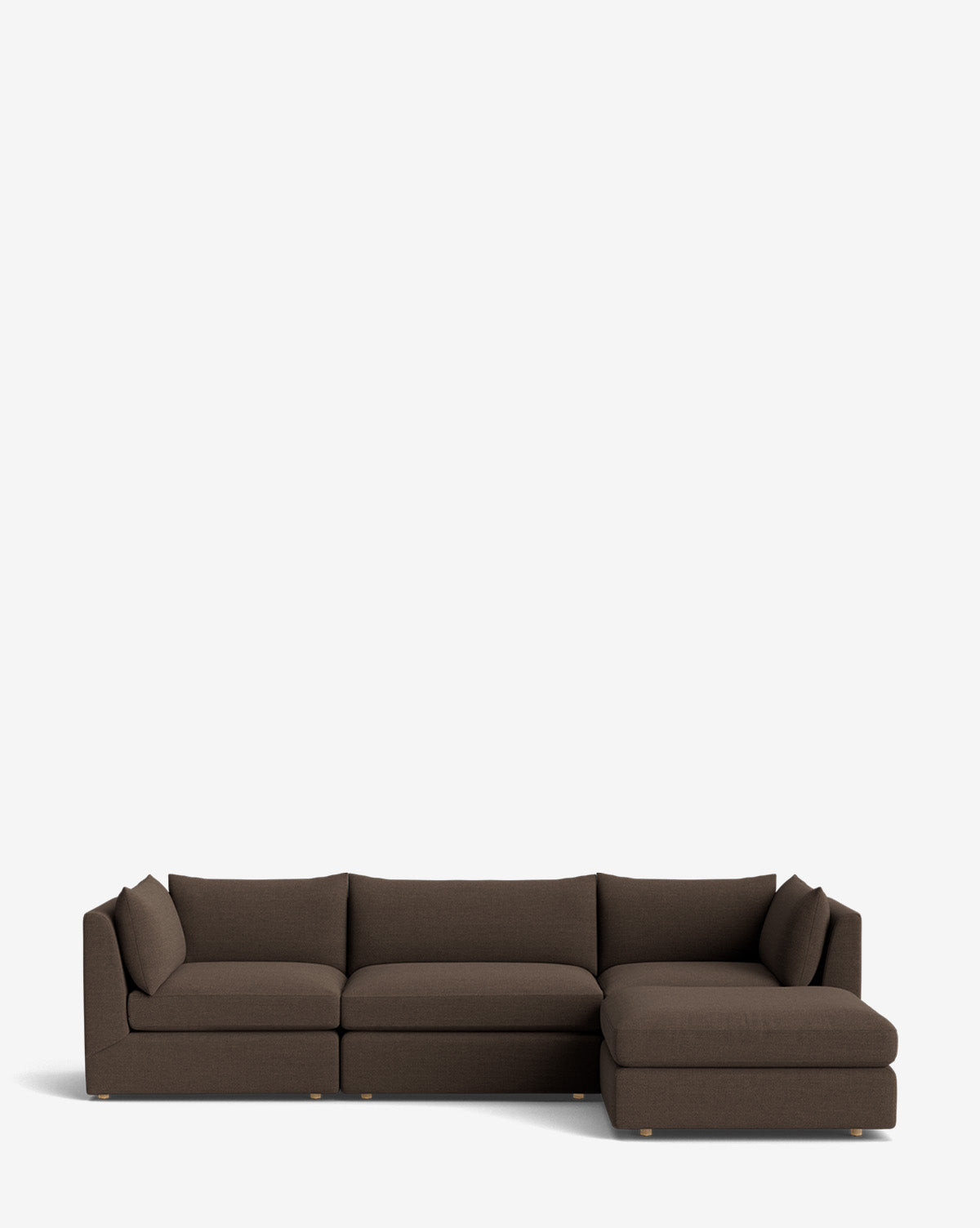 Canapé modulable Vivienne avec pouf