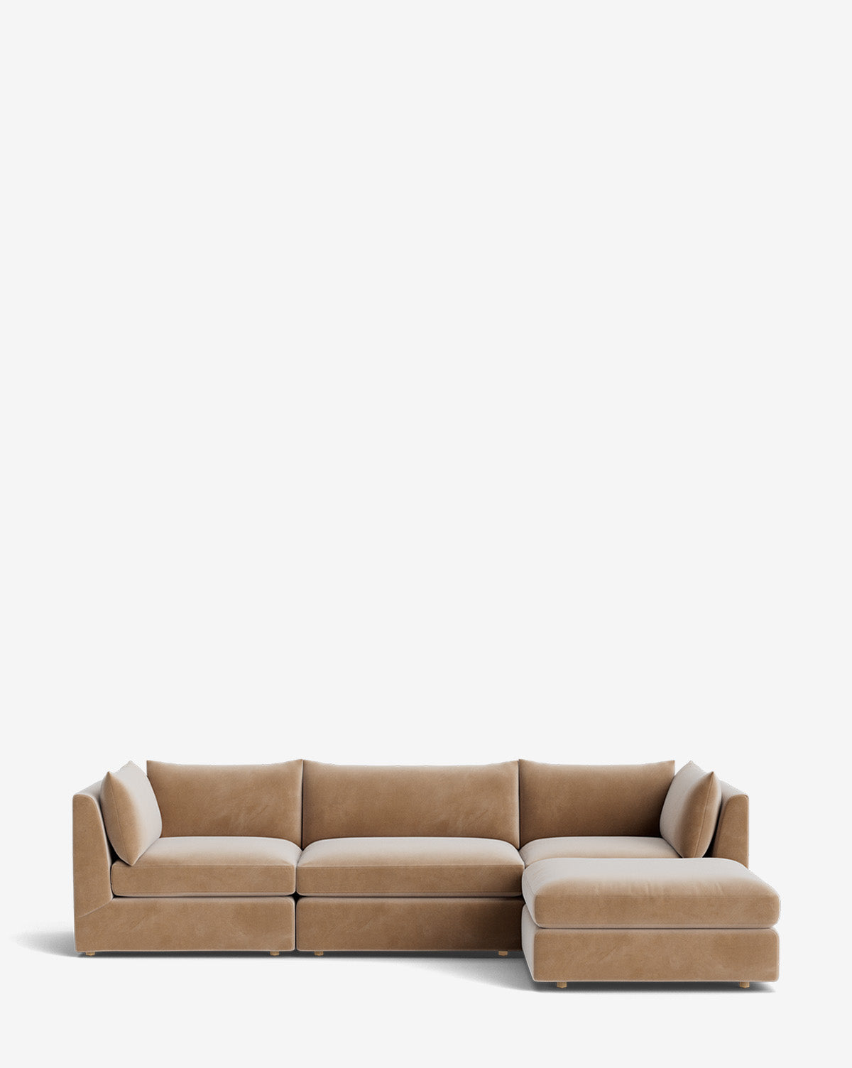 Canapé modulable Vivienne avec pouf