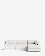 Canapé modulable Vivienne avec pouf
