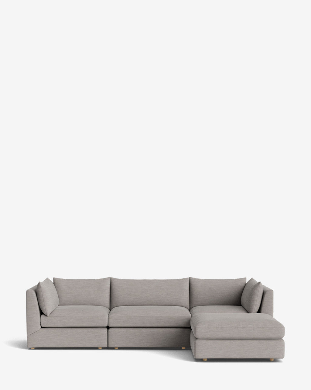 Canapé modulable Vivienne avec pouf