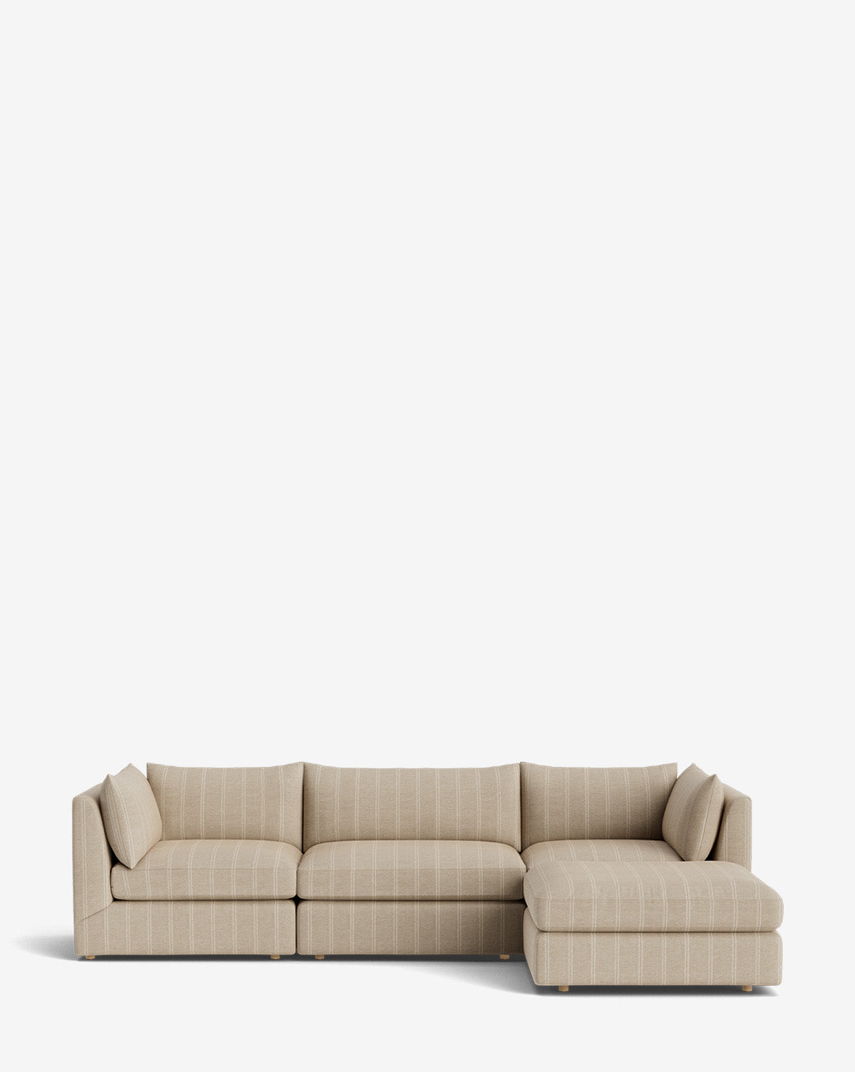 Canapé modulable Vivienne avec pouf