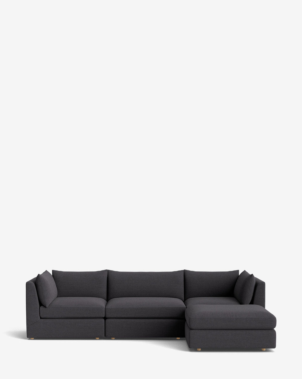 Canapé modulable Vivienne avec pouf