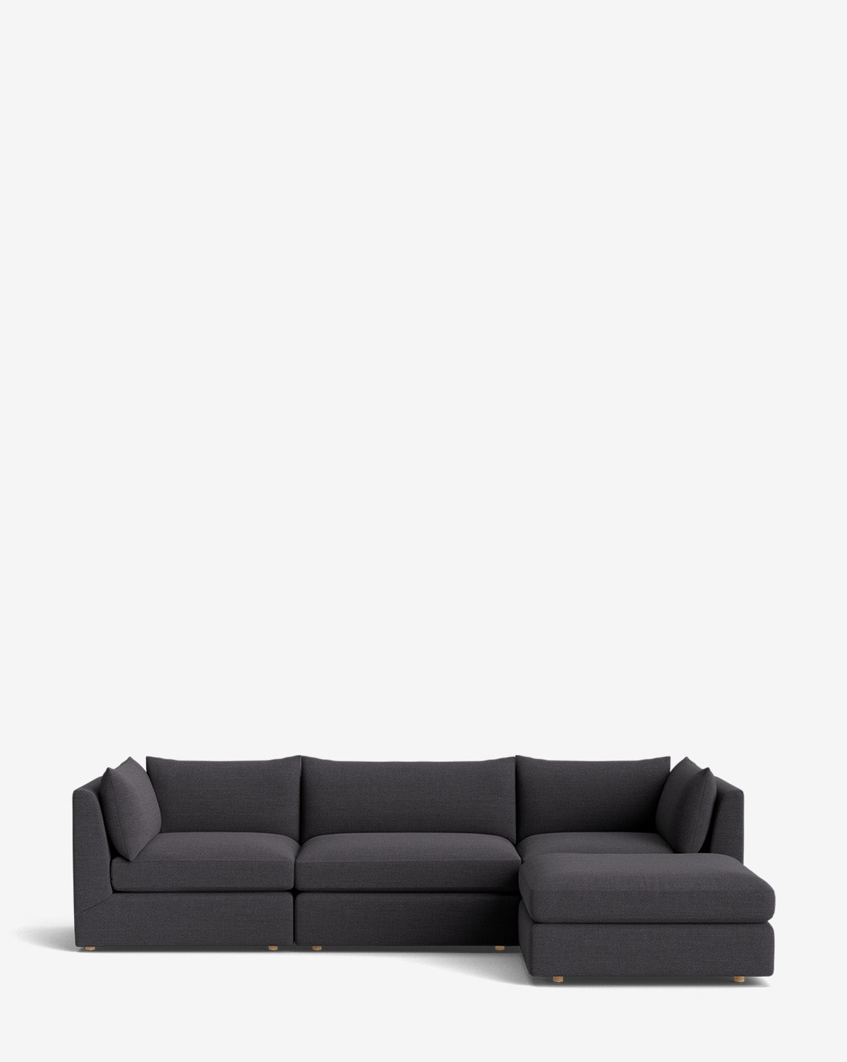 Canapé modulable Vivienne avec pouf
