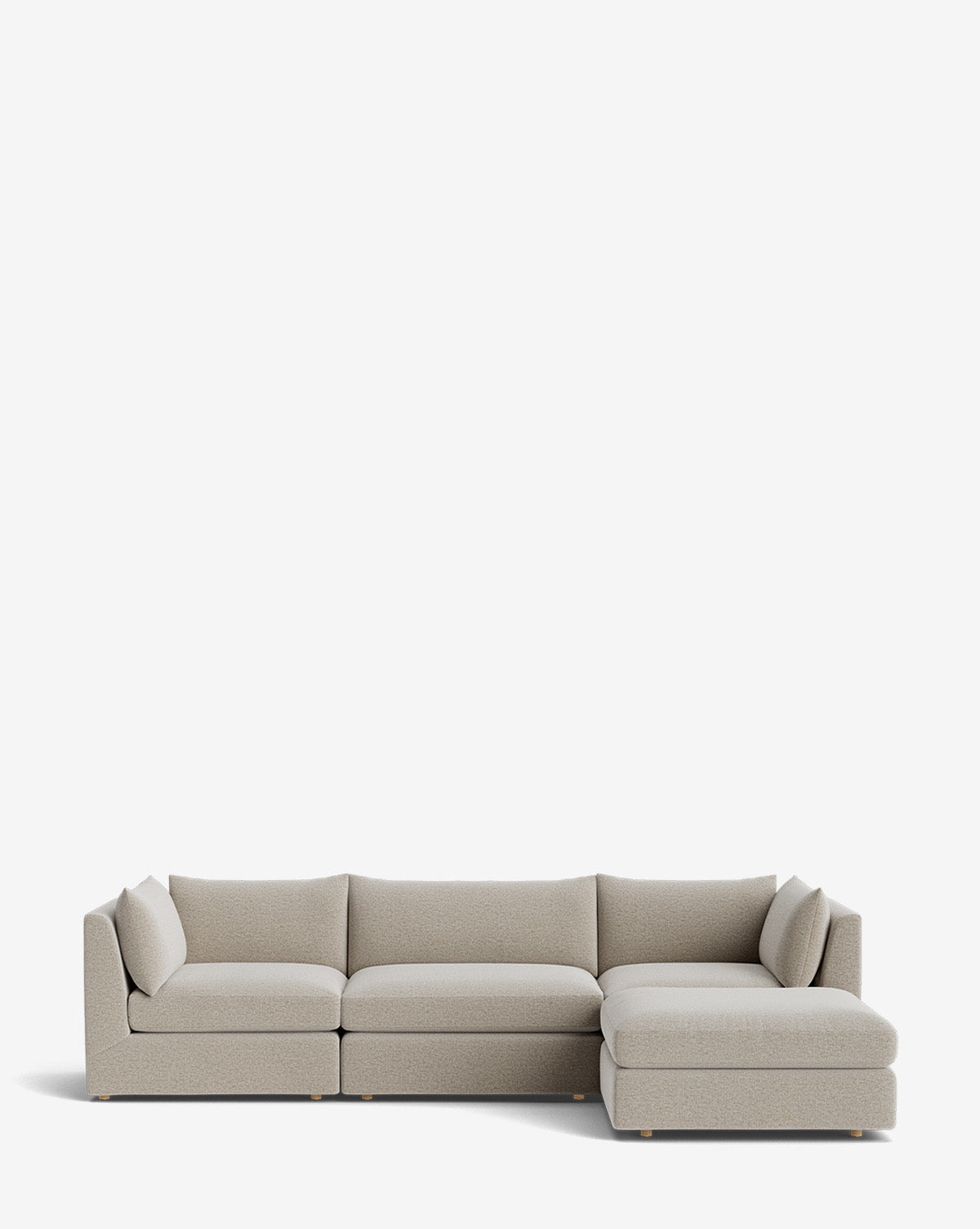 Canapé modulable Vivienne avec pouf