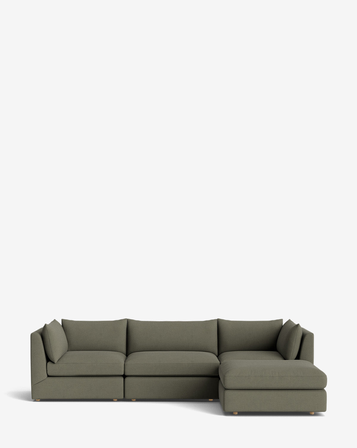 Canapé modulable Vivienne avec pouf