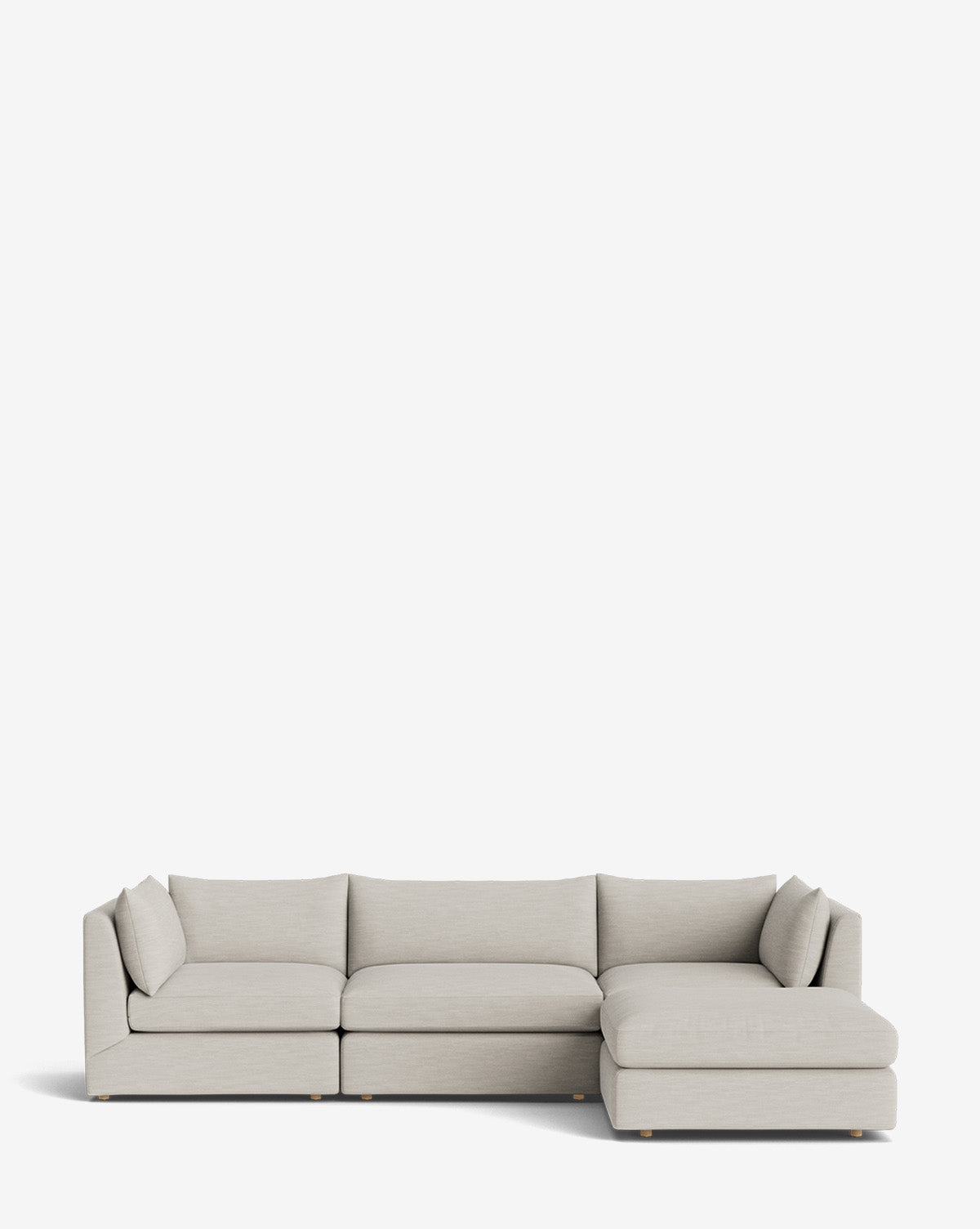 Canapé modulable Vivienne avec pouf