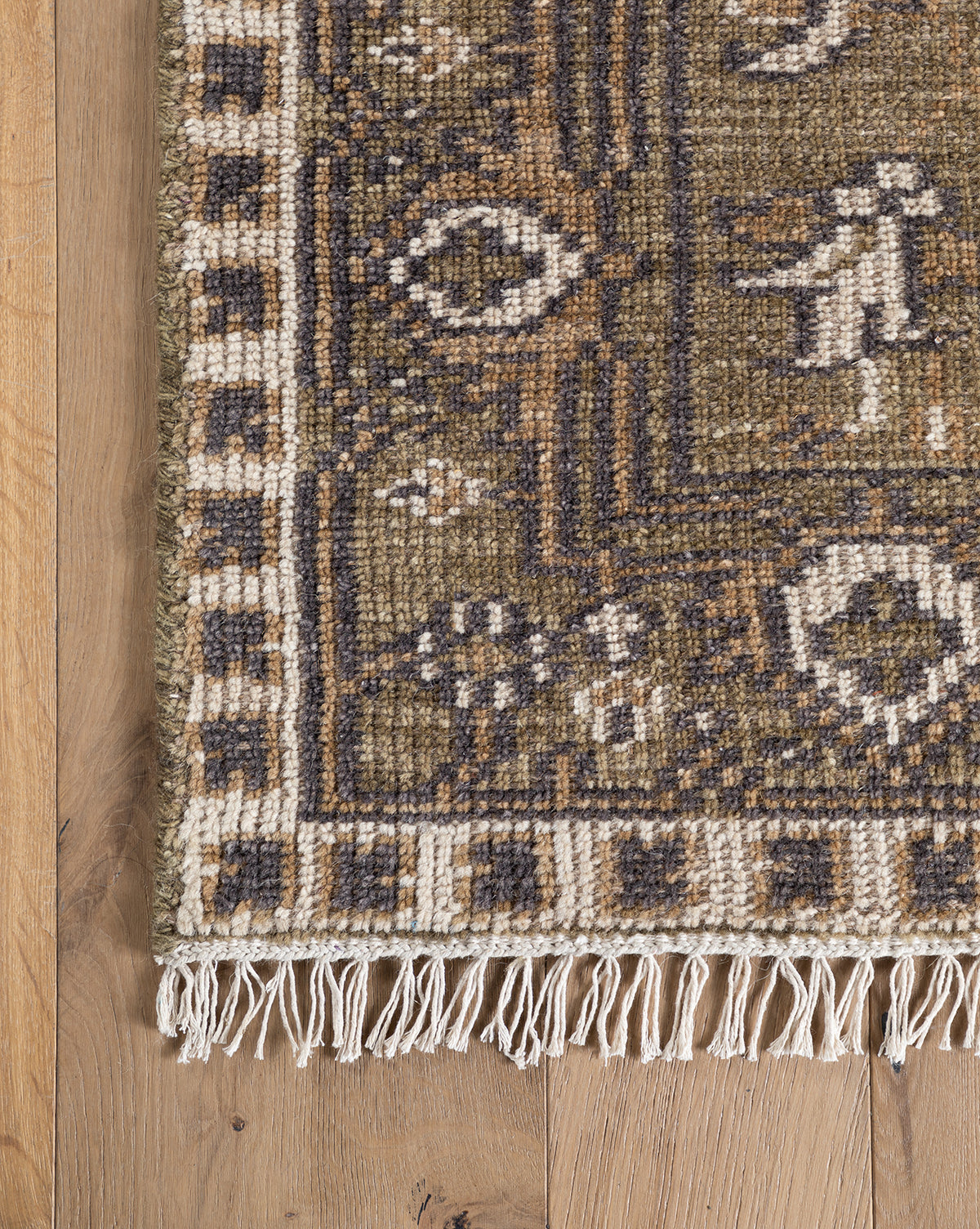 Tapis en laine noué à la main Wayland