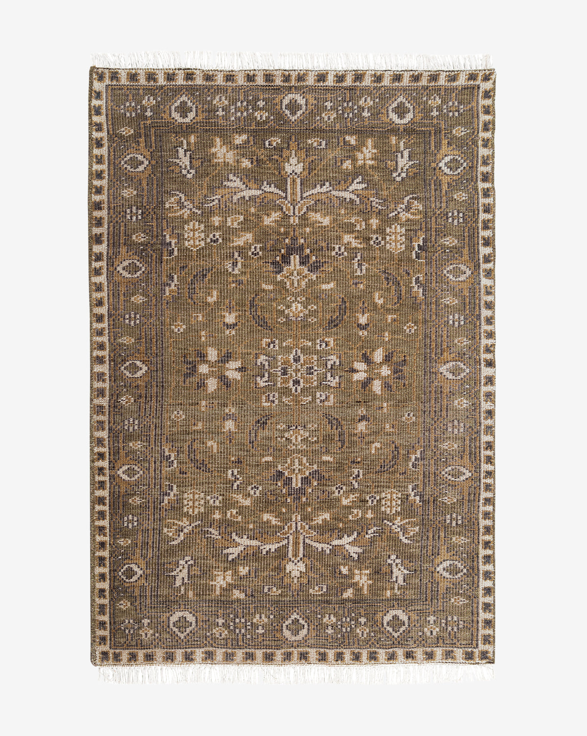 Tapis en laine noué à la main Wayland
