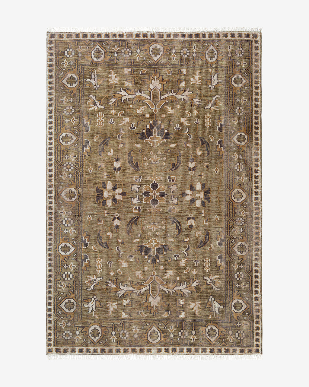 Tapis en laine noué à la main Wayland