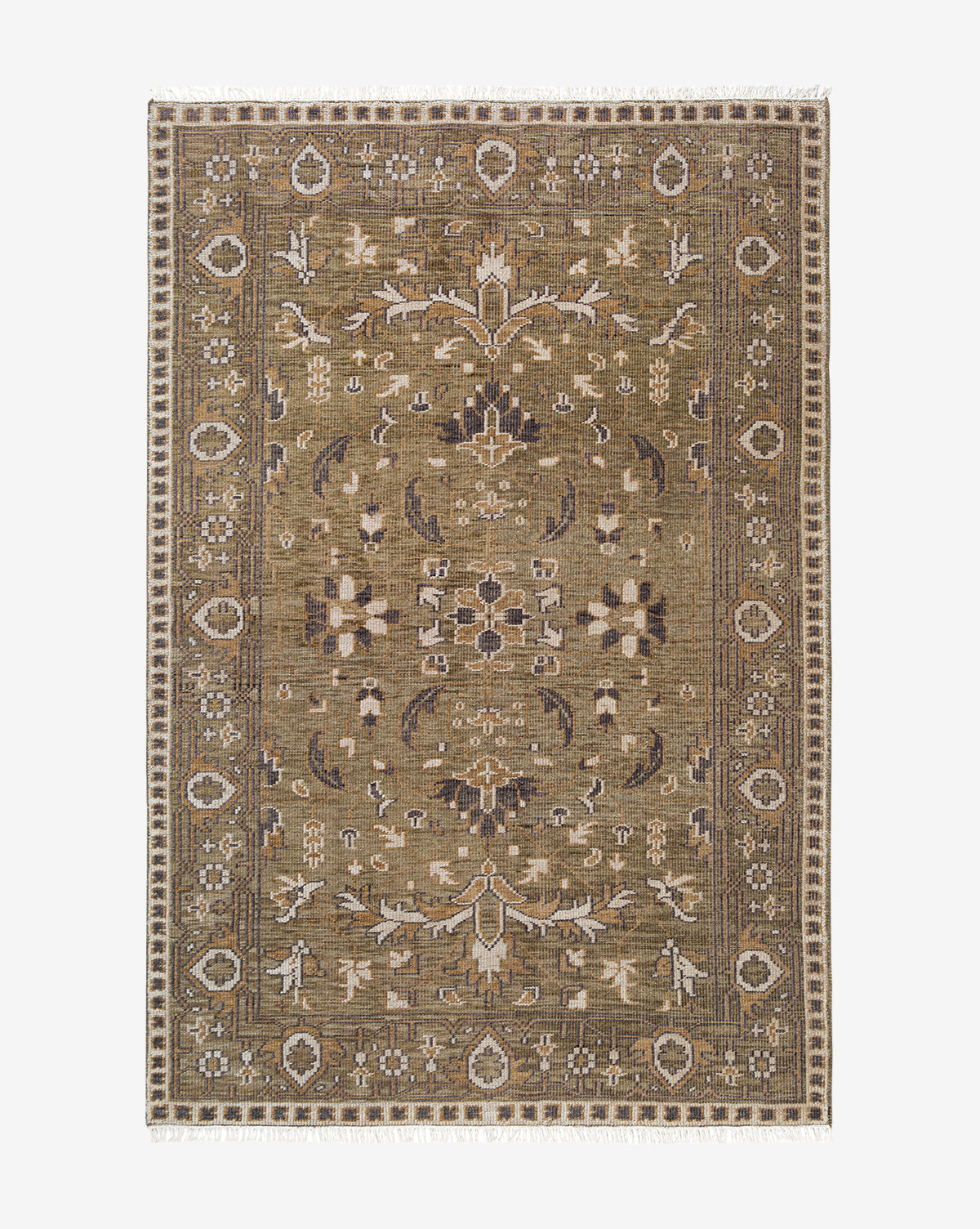 Tapis en laine noué à la main Wayland