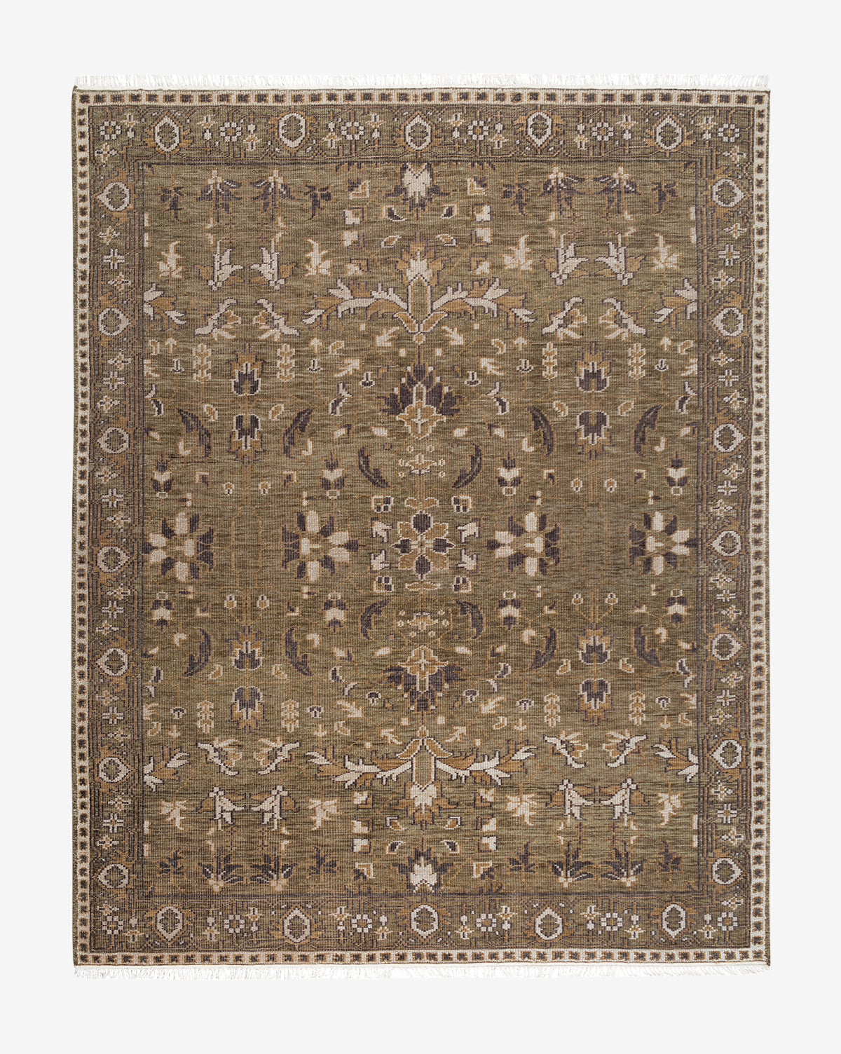 Tapis en laine noué à la main Wayland