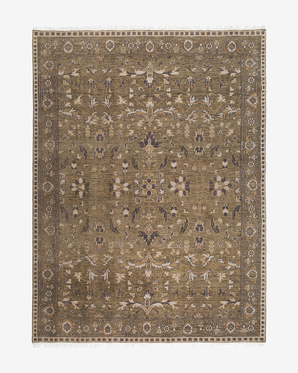 Tapis en laine noué à la main Wayland
