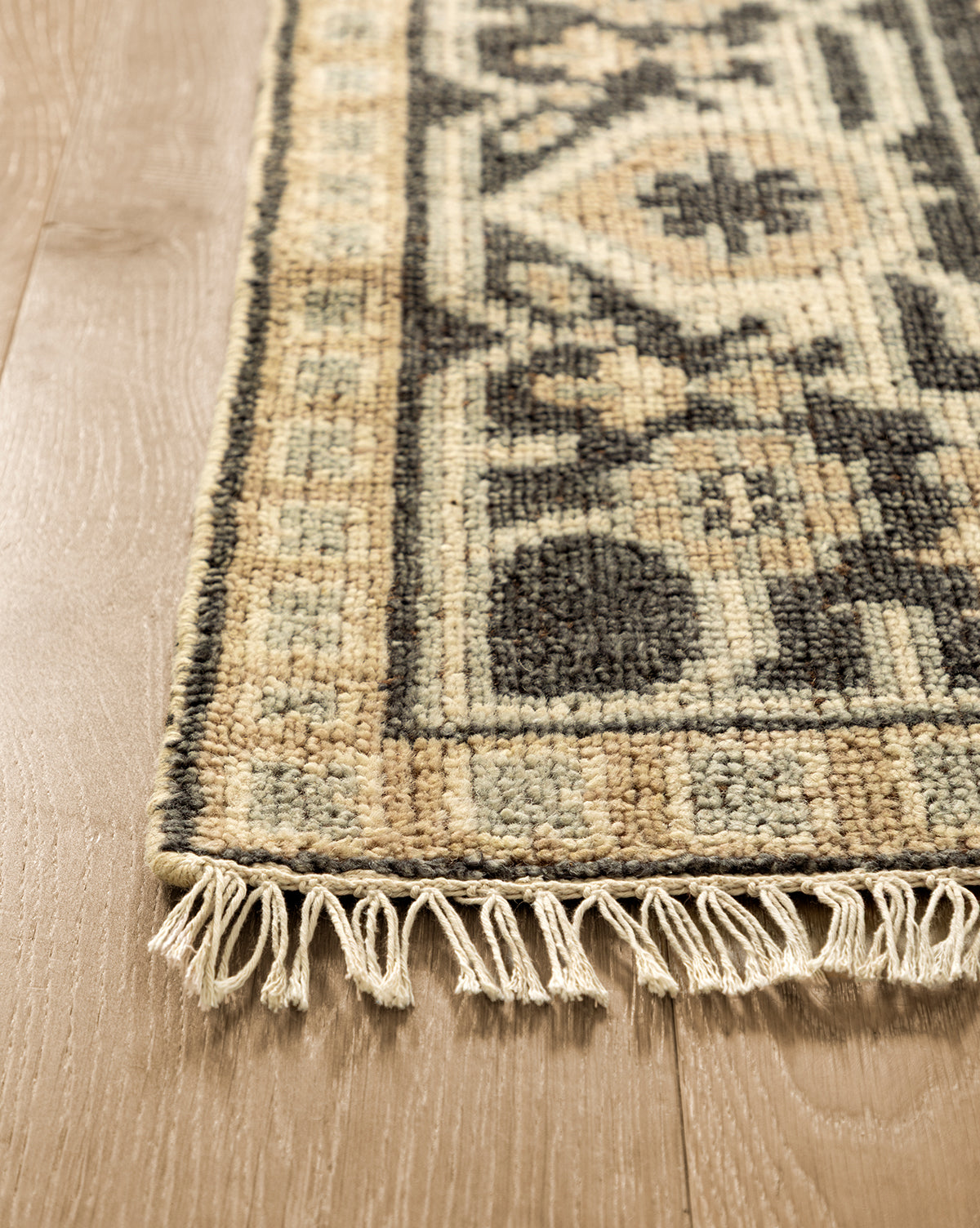 Tapis en laine noué à la main Wayland