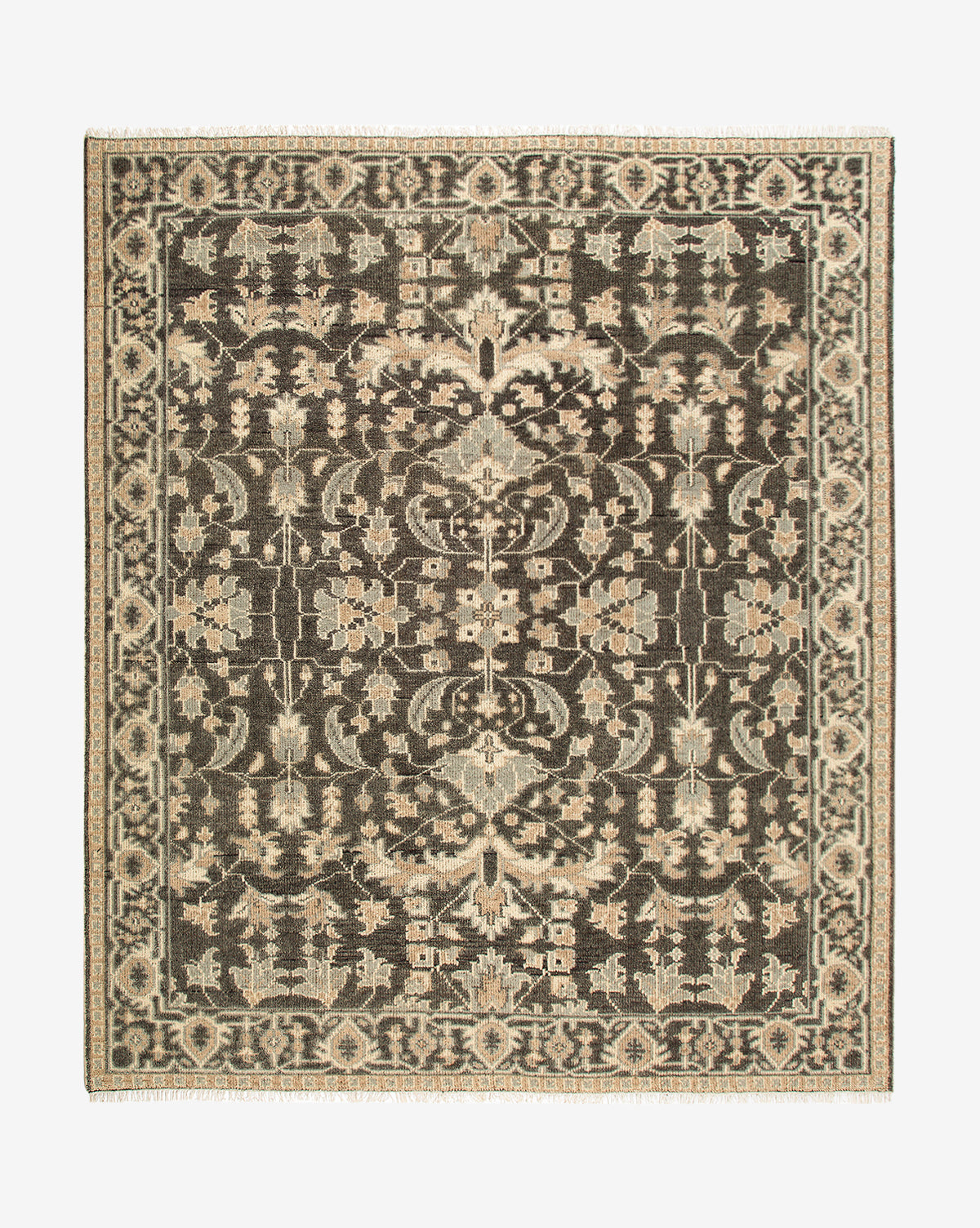 Tapis en laine noué à la main Wayland